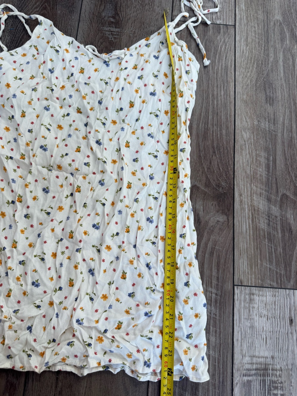 Reformation Floral Tie Strap Mini Dress Size Med - Picture 4 of 5